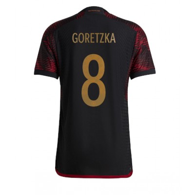Fotbalové Dres Německo Leon Goretzka #8 Venkovní MS 2022 Krátký Rukáv